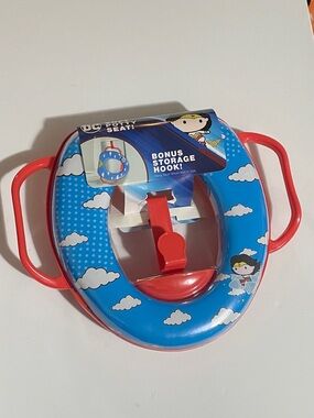 Wonder Woman Kids' Travel Toilet Seat - Blue with Clouds